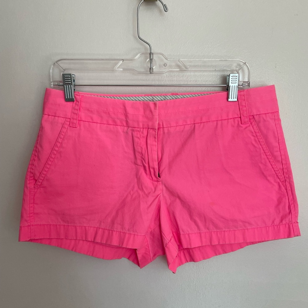 J.Crew women’s chino pink shorts sz 6
